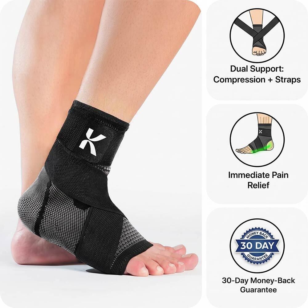 Koprezion Foot Sleeve — Black / S