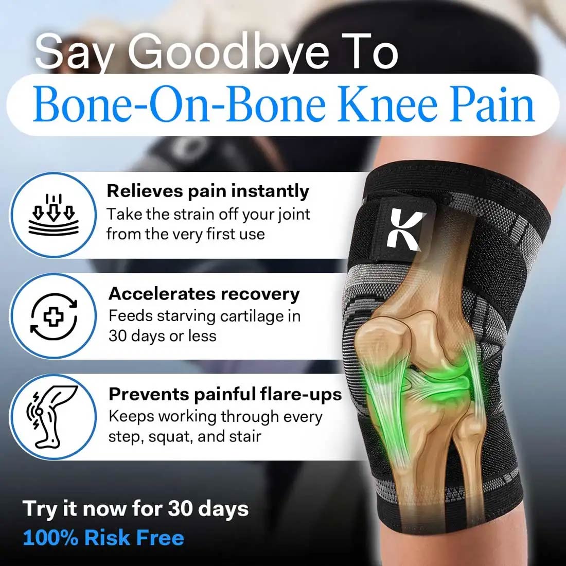 Koprezion Knee Sleeve product demonstration 5