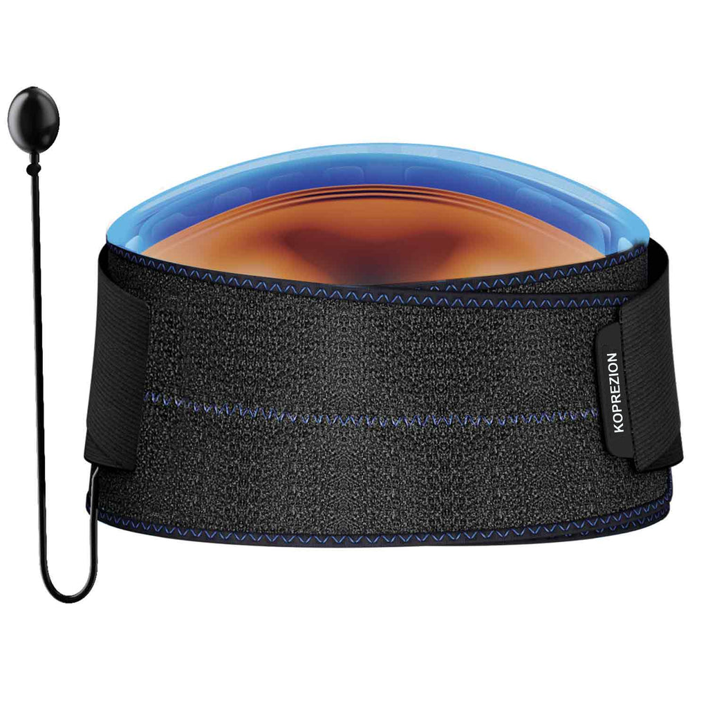 Koprezion Back CryoPump wrap with gel pack and hand pump