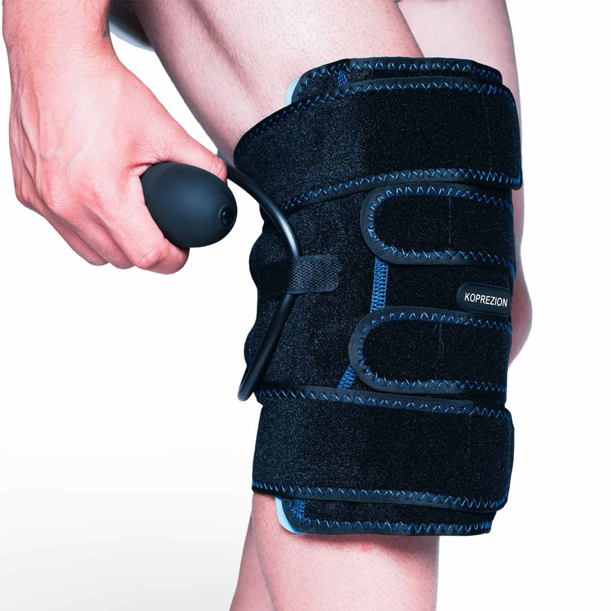 Koprezion Knee CryoPump with compression wrap and hand pump